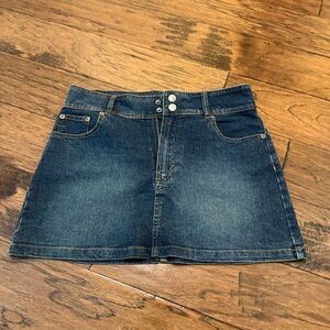 Vintage 725 Originals Denim Mini Skirt